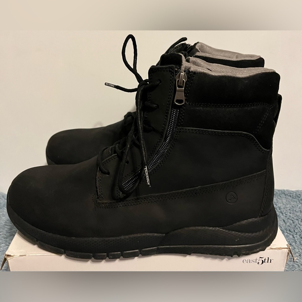 Anodyne No. 90 A5500-M090 Mens 12 Black Oil Leather Trail Work Boots - Picture 2 of 7